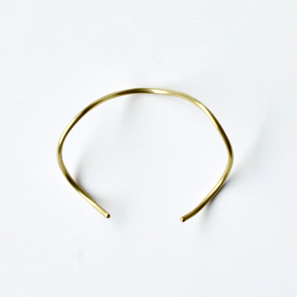 77 バングル/真鍮　なみなみ