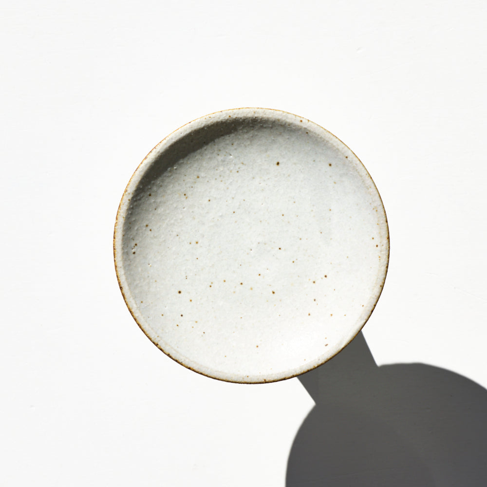 20 4寸高台皿 粉引