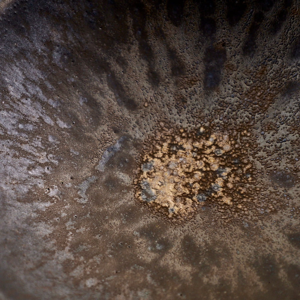 29 7寸スープ皿 黒釉