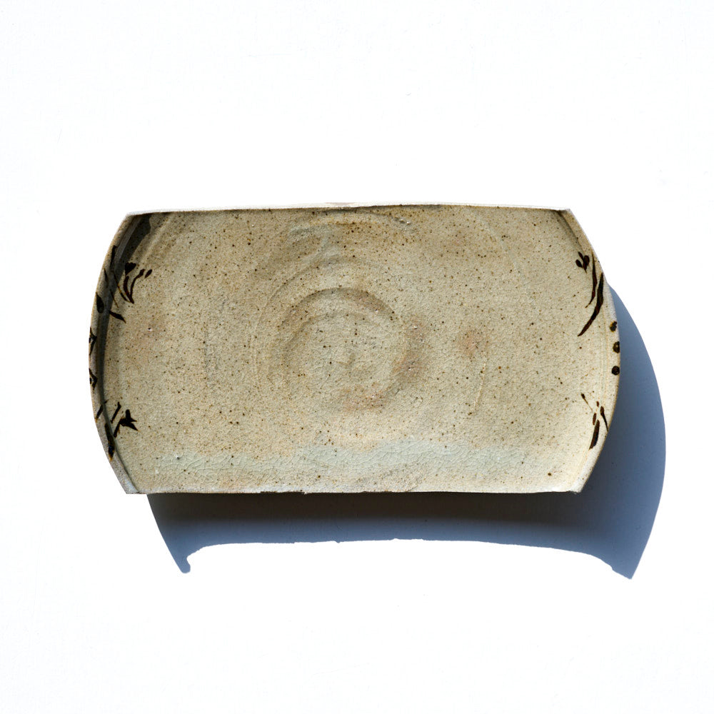 87 絵唐津長方皿