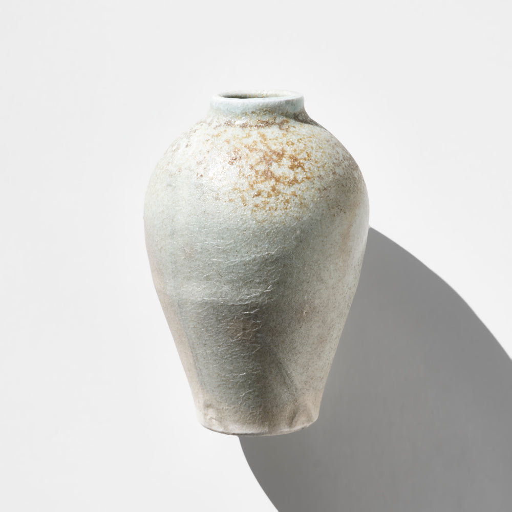 04 大堀青瓷花入