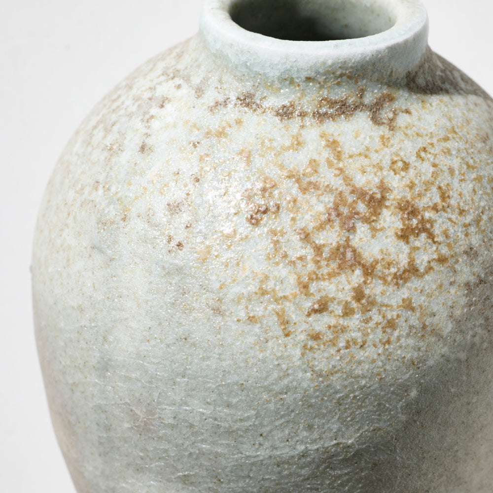 04 大堀青瓷花入