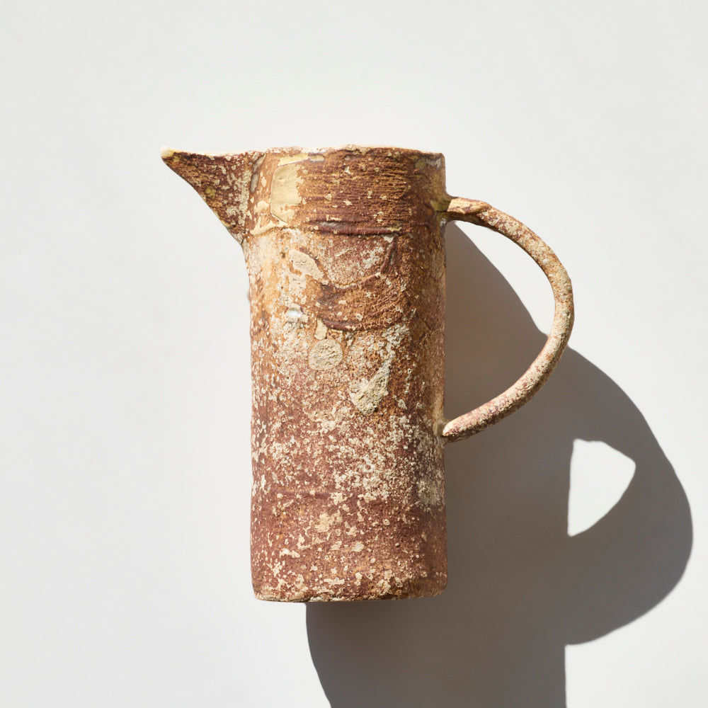 78 土化粧筒形ピッチャー(赤)