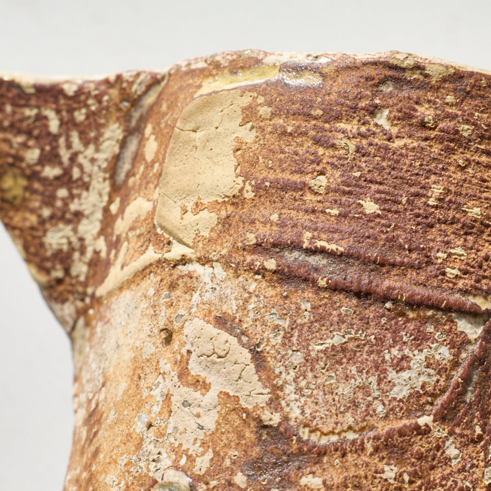 78 土化粧筒形ピッチャー(赤)