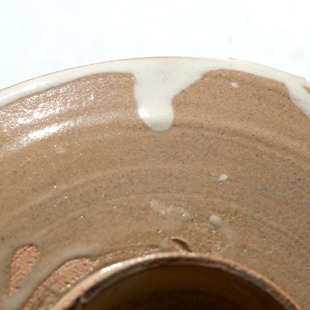 11 無地刷毛目四方六寸皿