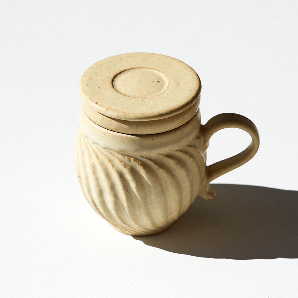 17C 茶漉し付きマグ(茶)