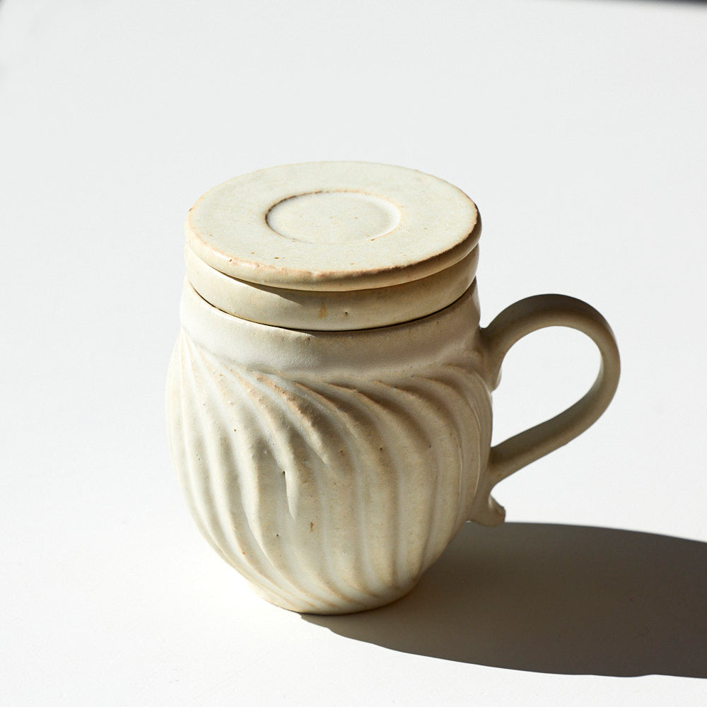 17A 茶漉し付きマグ(白)