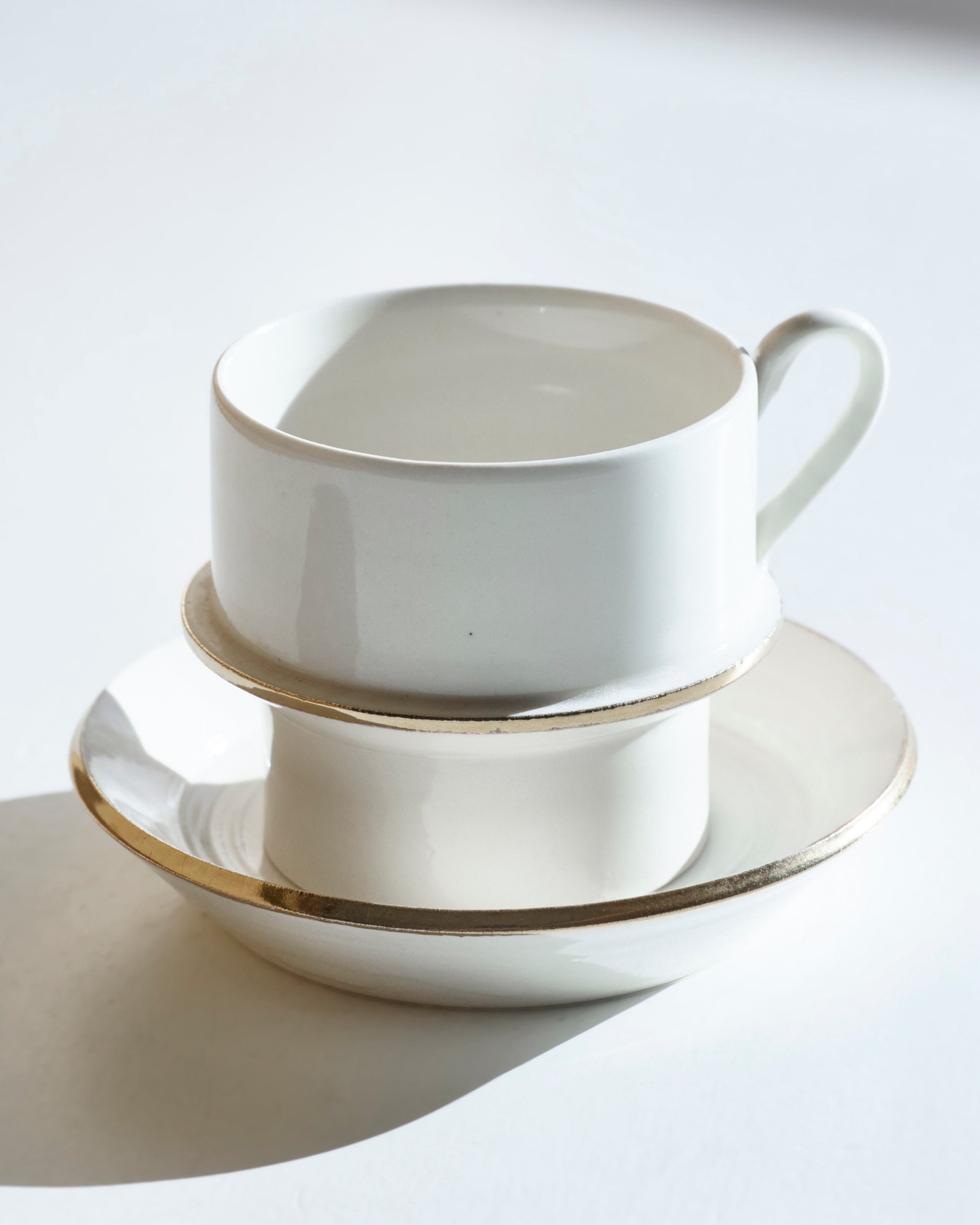 22 スタッキング コーヒー C/S (gold rim)