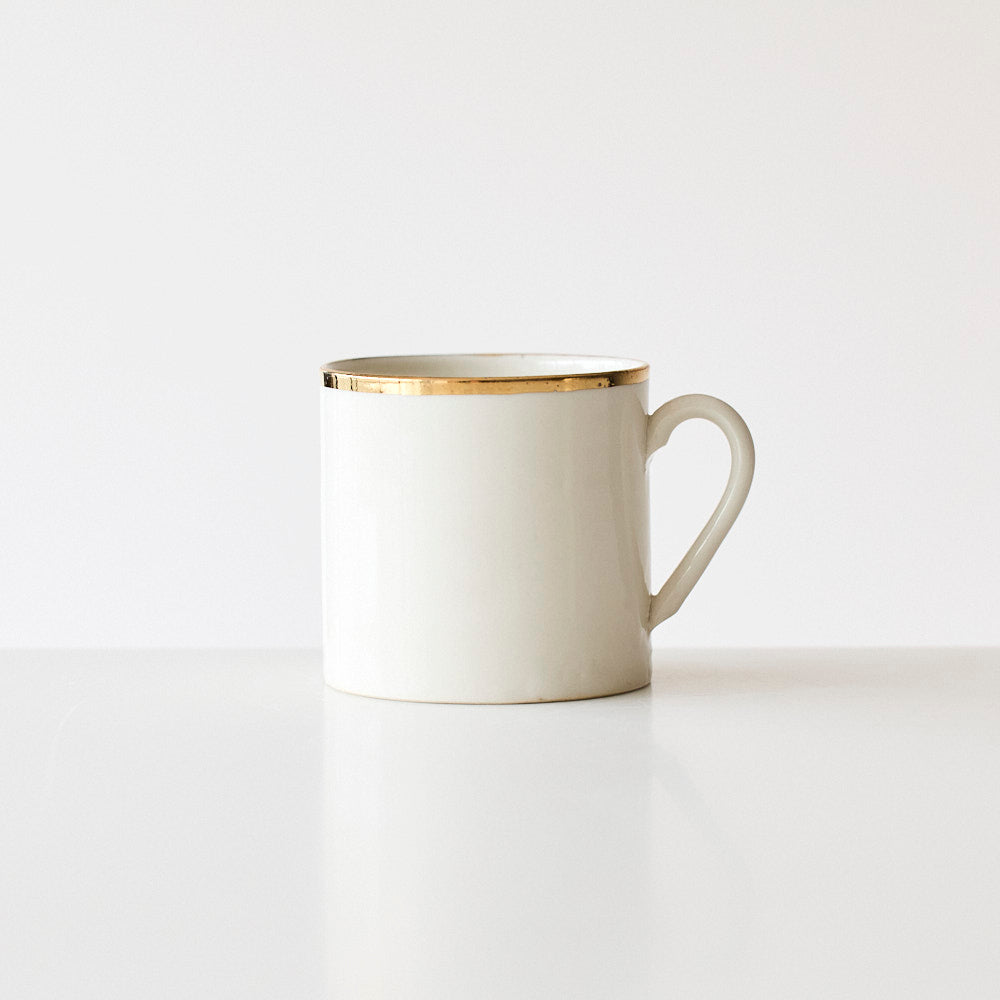 20 コーヒーマグ Short (gold rim)