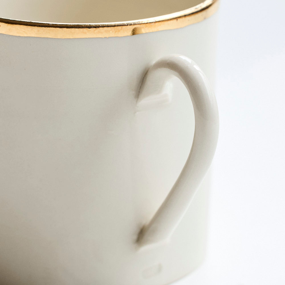 20 コーヒーマグ Short (gold rim)