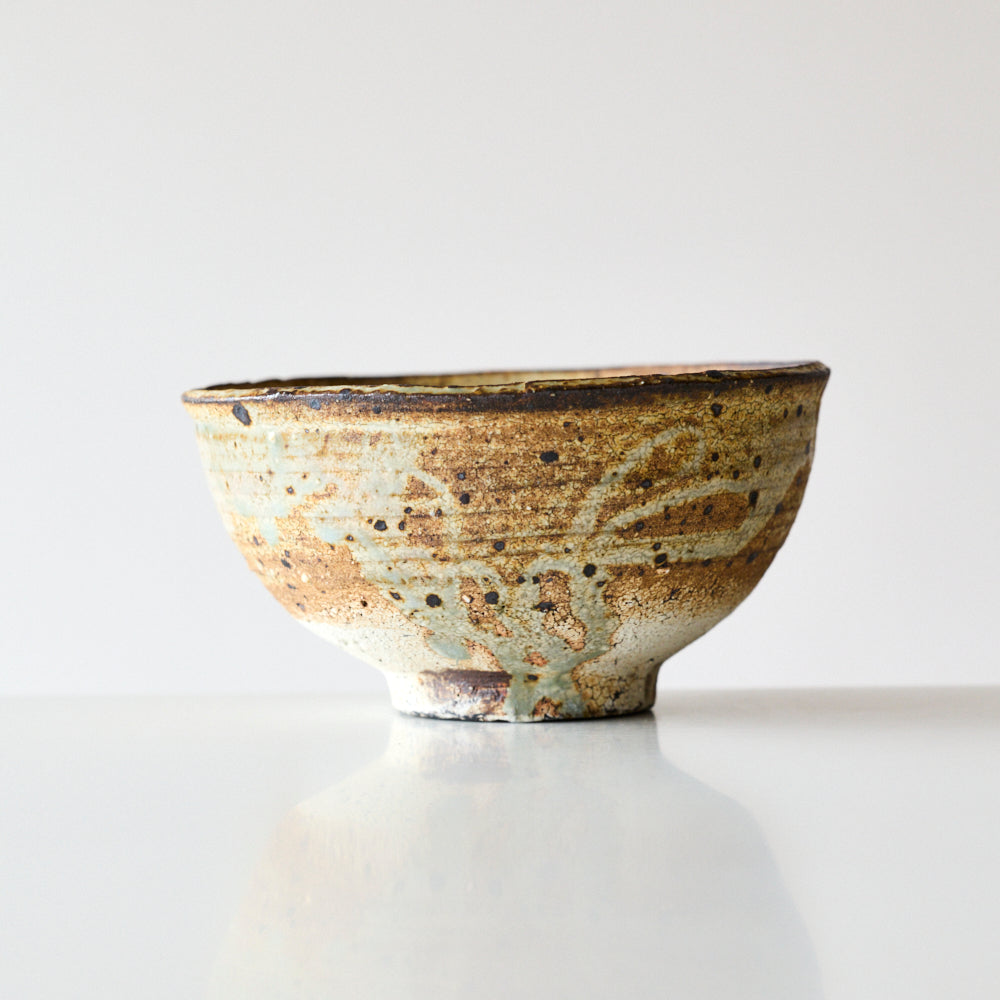 29A 荒ヒビ灰粉引丼