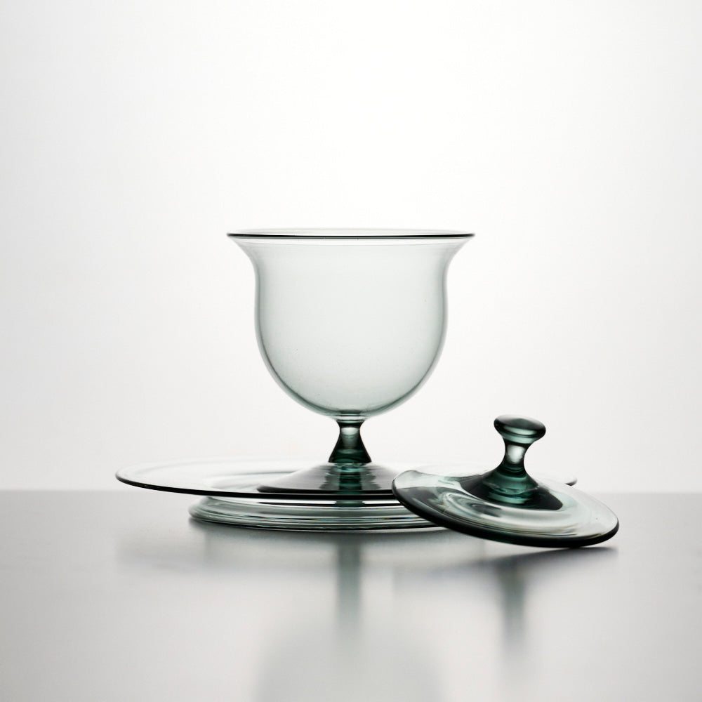 45 lid,cup & soucer (グレー)