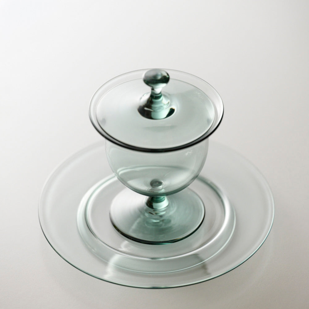 45 lid,cup & soucer (グレー)