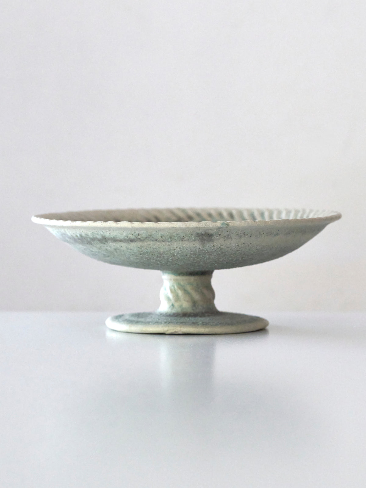 09 Compote Plate (Teal)