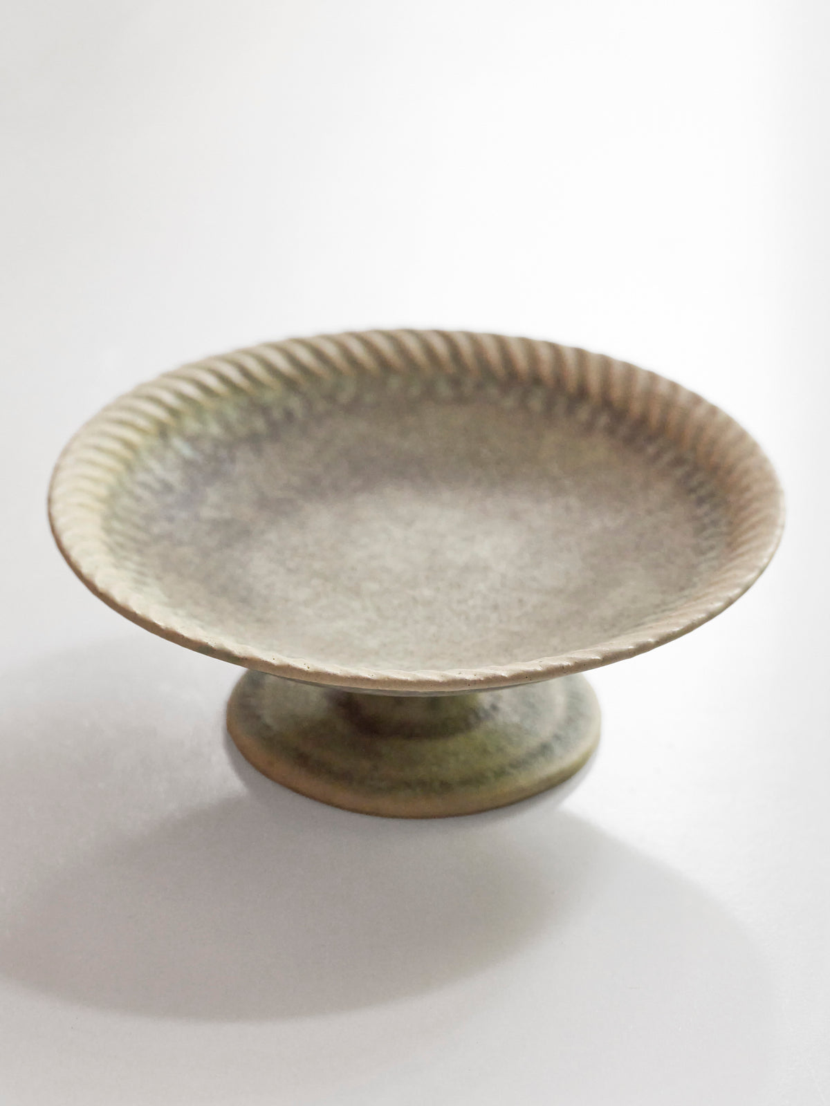 09 Compote Plate (Teal)