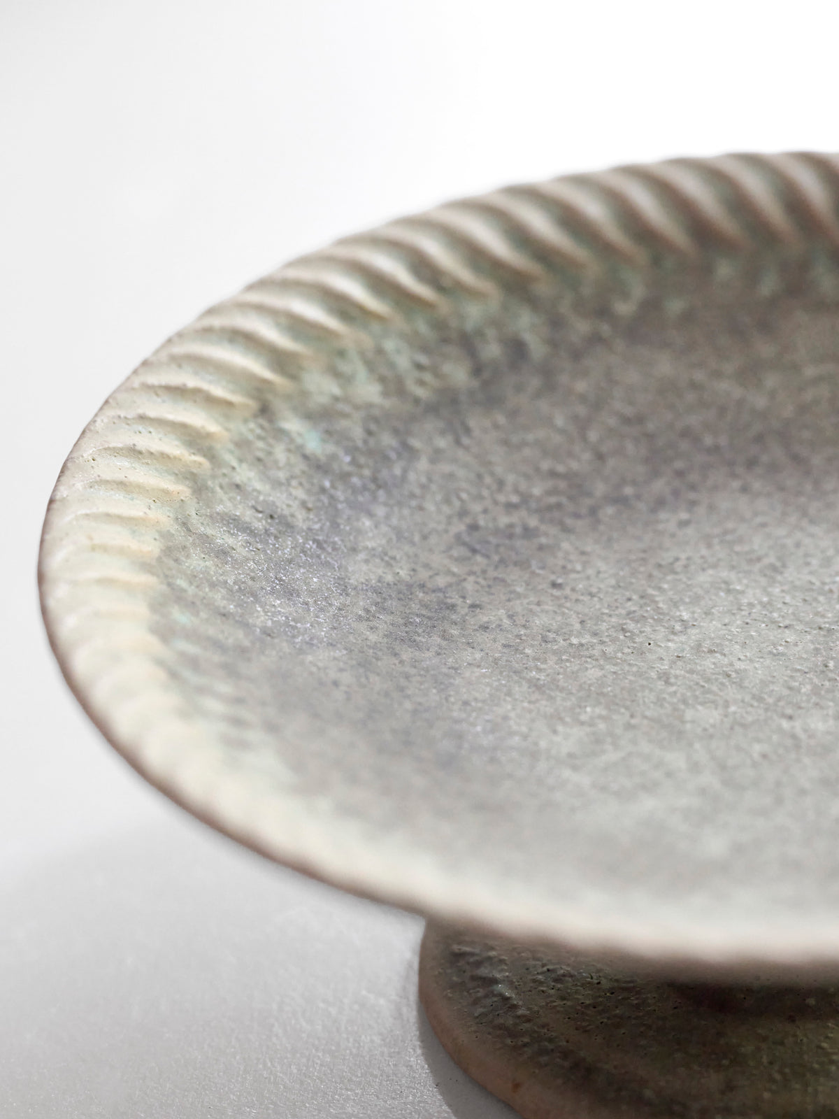 09 Compote Plate (Teal)