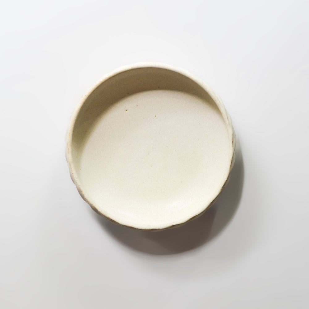 06 丸縁皿S(ホワイト)