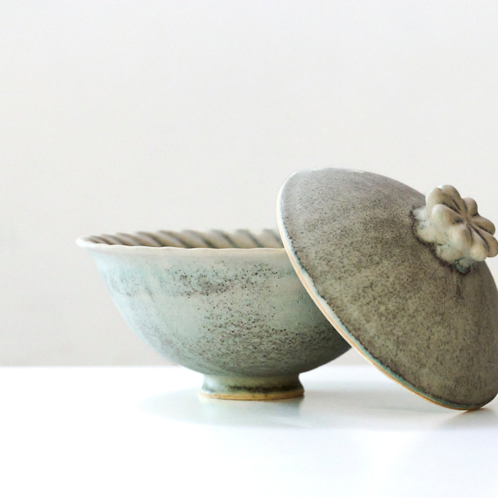11C Donburi Bowl with Lid L, Teal