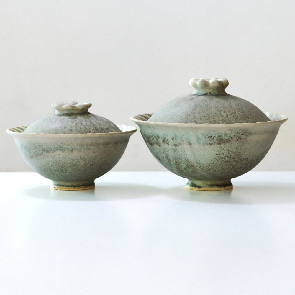 11C Donburi Bowl with Lid L, Teal