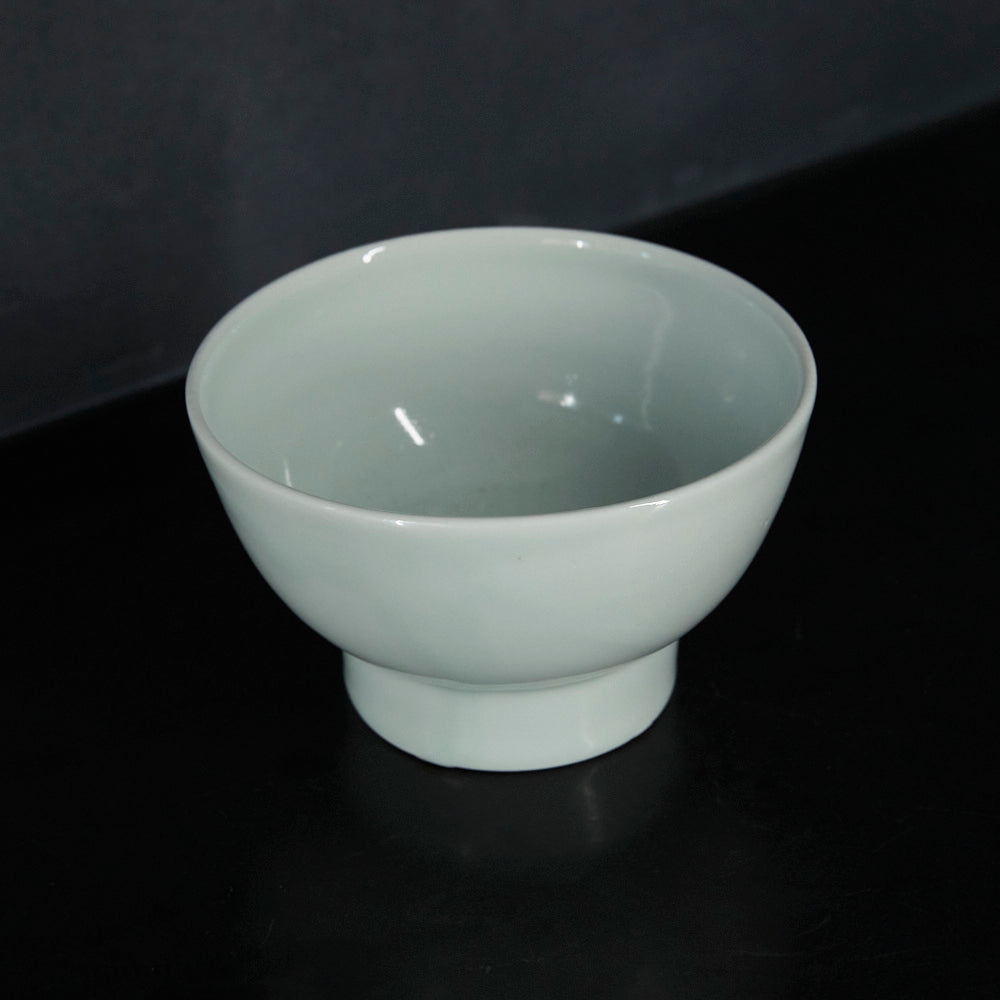 23 白磁 5寸深鉢