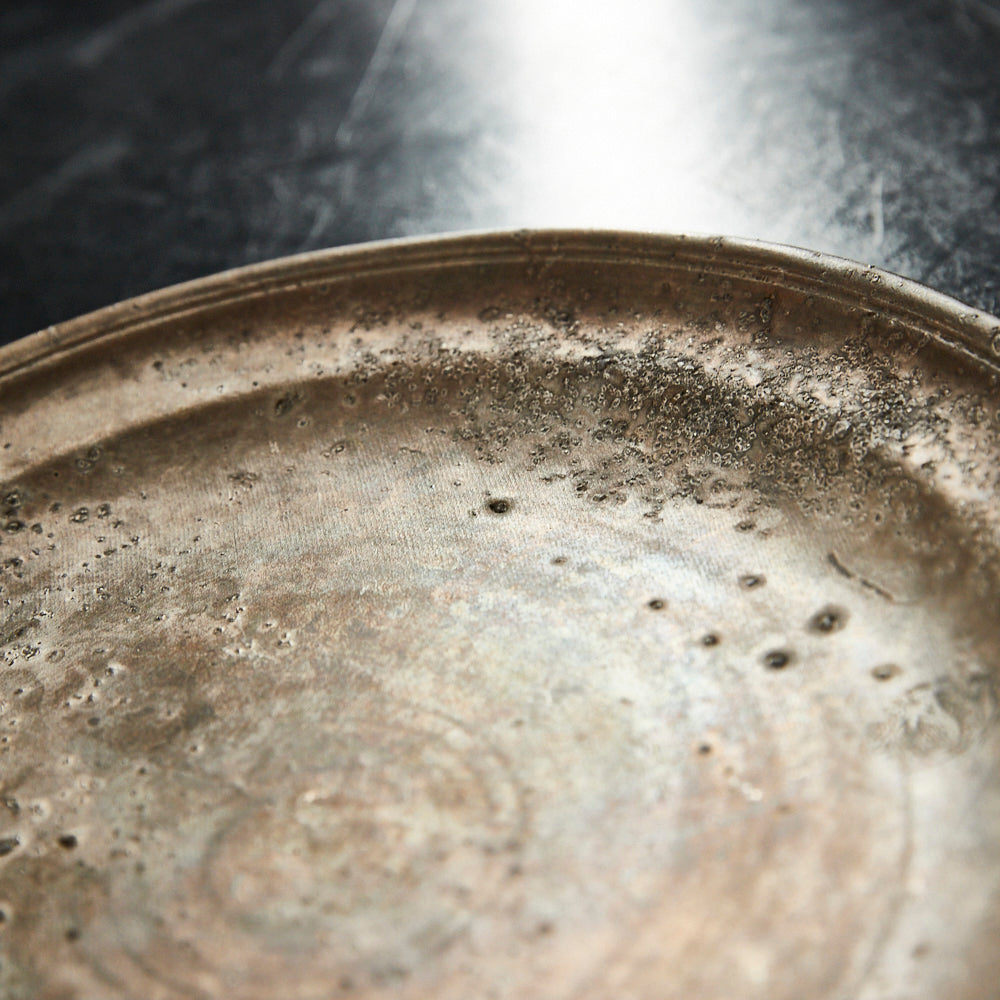 51 銀磁6寸リム皿