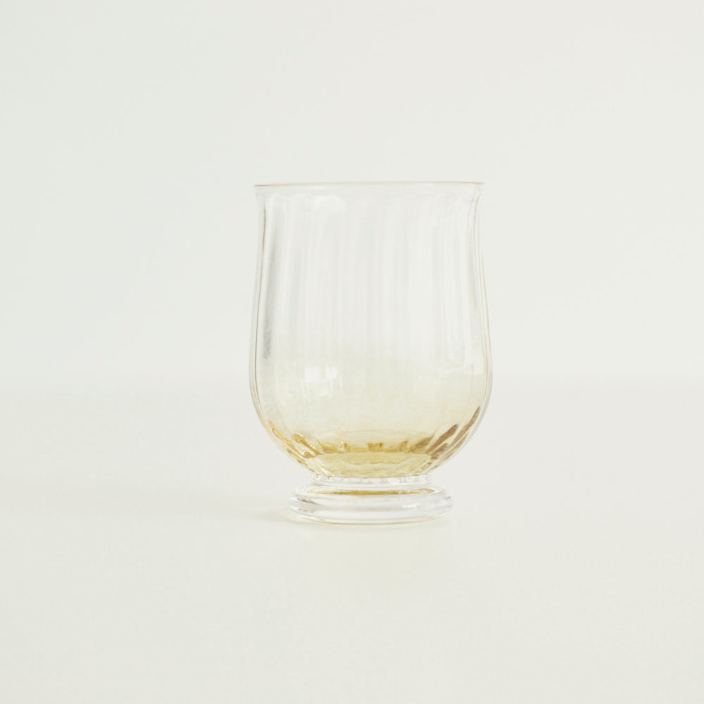"Hanakage" Sake Cup (Small) Amber