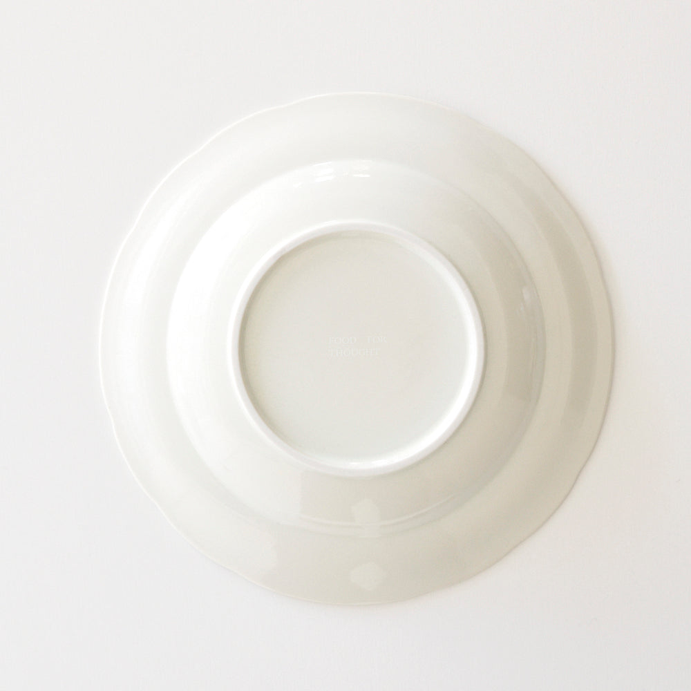 Paperwhite(ペーパーホワイト) 花リムスーププレート | FOOD FOR THOUGHT フードフォーソート