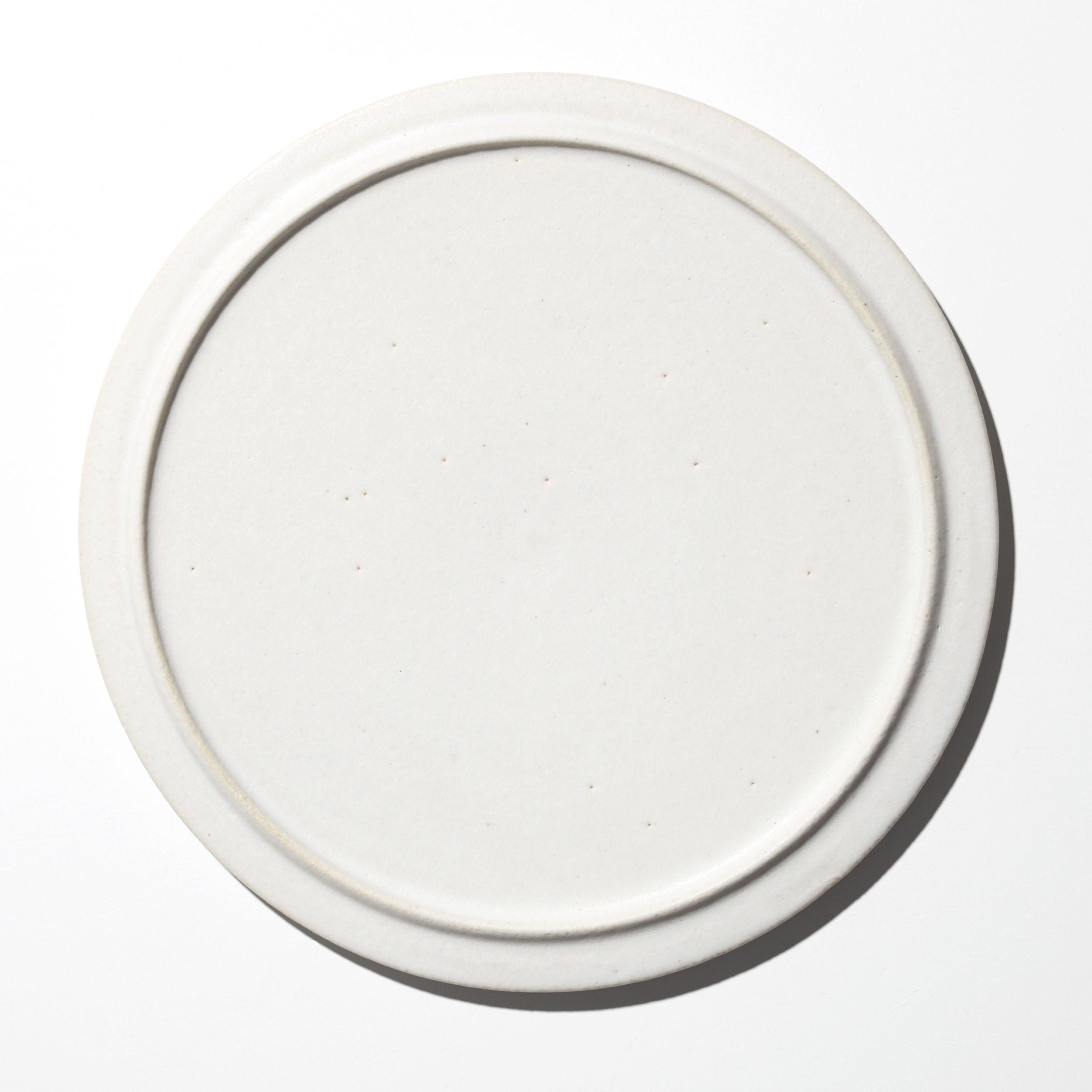 plate white 8 sun